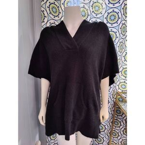 Aerie Oversized Sleeveless Sweater With Hood